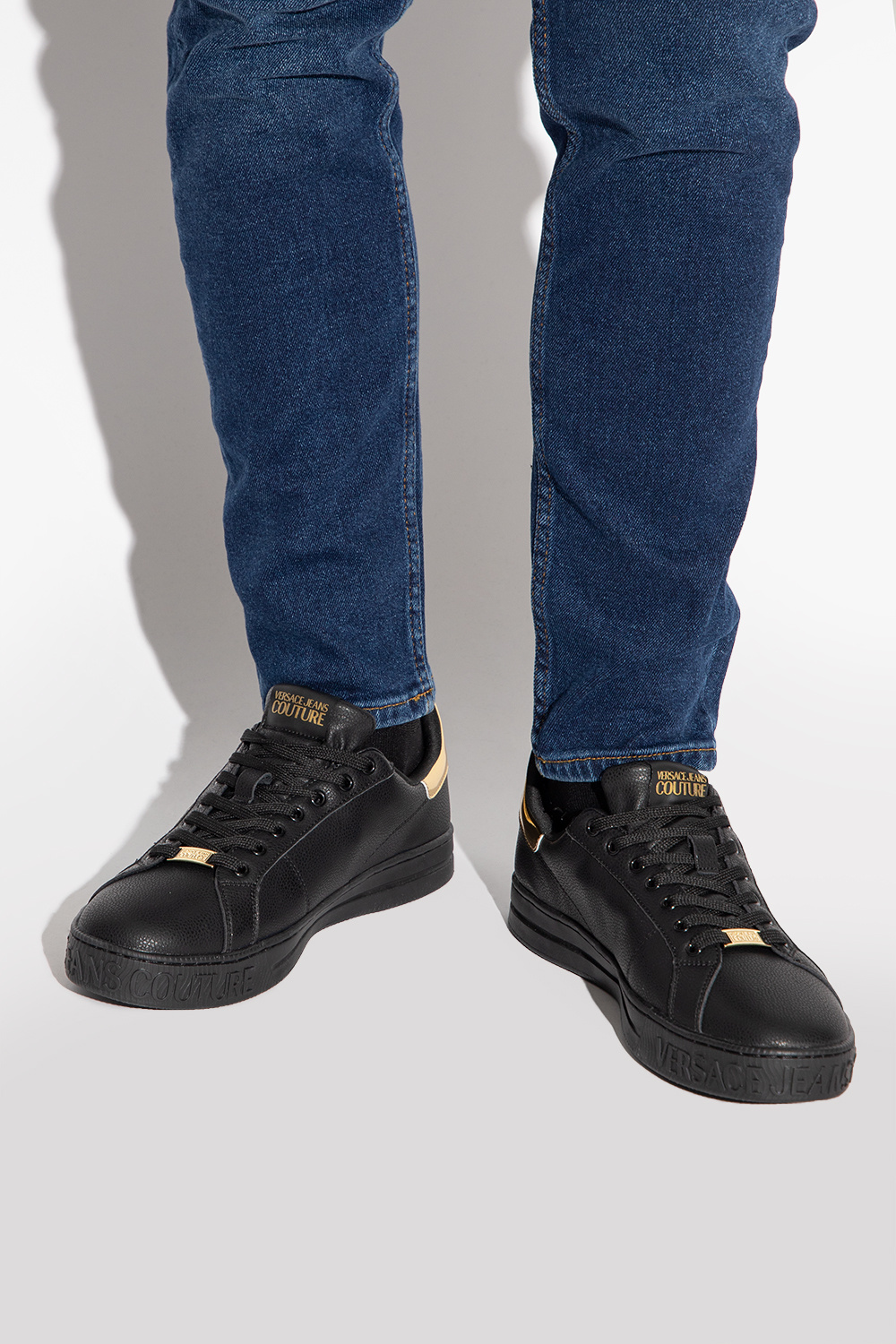Black 'Court 88' sneakers Versace Jeans Couture